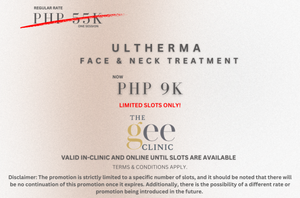 Ultherma Face and Neck Treatment E-Voucher
