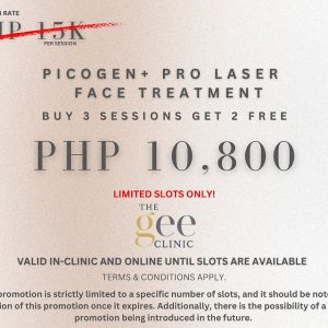 PicoGen+ PRO Laser Face Treatment  E-Voucher | 3+2 FREE Sessions E-Voucher