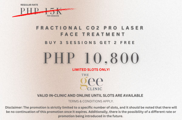 Fractional CO2 PRO Laser Face Treatment E-Voucher | 3+2 FREE Sessions E-Voucher