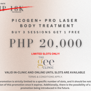 PicoGen+ PRO Laser Body Treatment  E-Voucher | 3+1 FREE Session E-Voucher